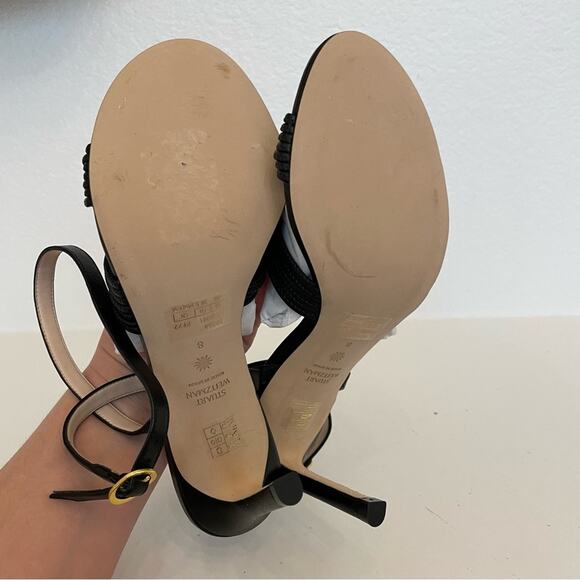 NEW Stuart Weitzman Twist Sleek 95 Sandals - Picture 8 of 9